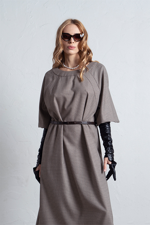 FALL/WINTER 2025-26 Model 2565Spw-beige-houndstooth