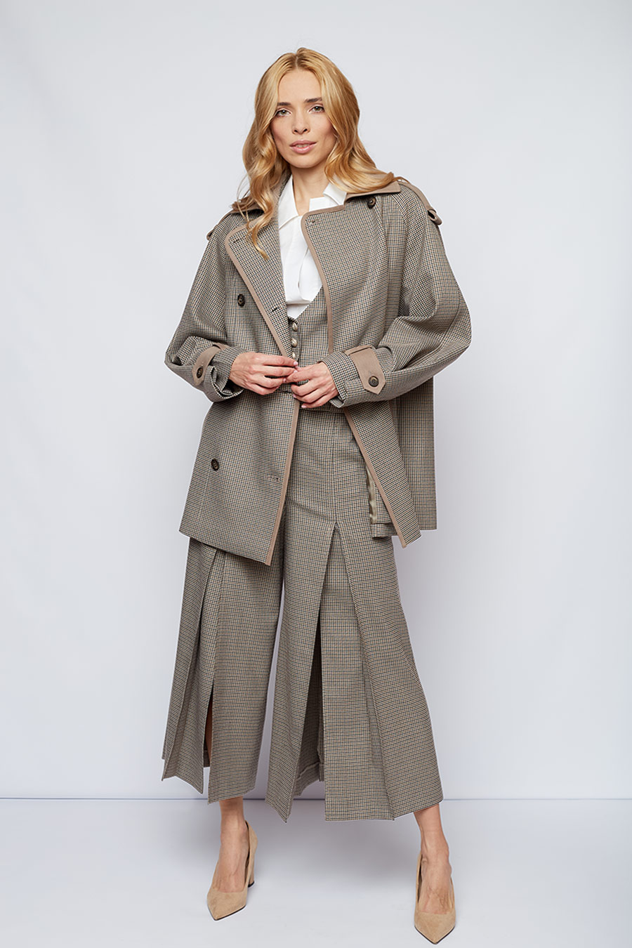ЛУКБУК ВЕСНА 2026 Модель 2590Spw-beige-houndstooth