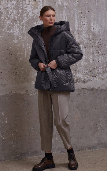 Пуховик 327W Grey Pearl
