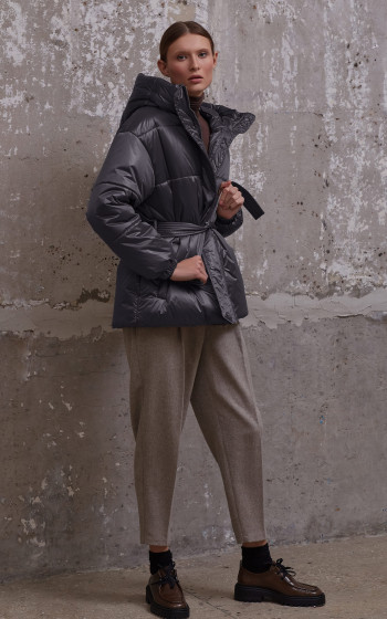 Пуховик 327W Grey Pearl