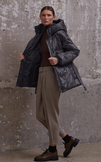 Пуховик 327W Grey Pearl