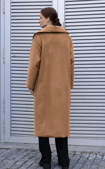 Пухове пальто 317Wf Camel