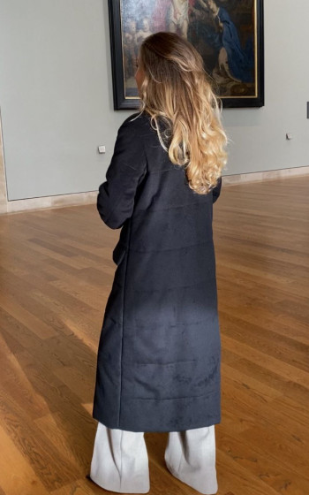 Пухове пальто 332Wf Black