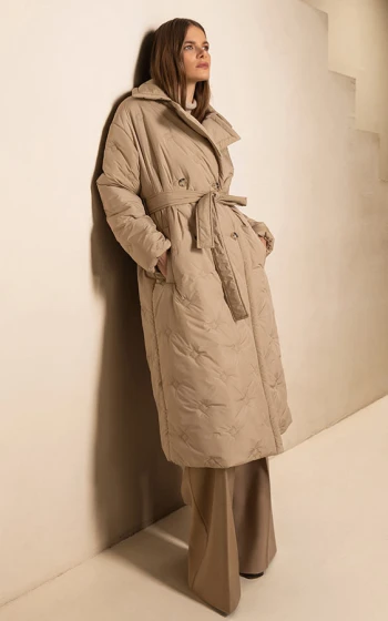 Пуховик 3052WT Sand