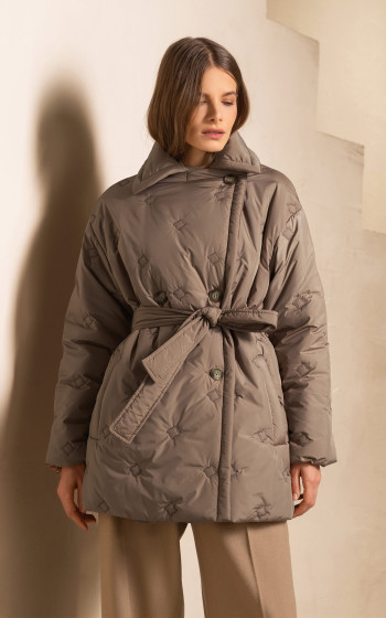 Пуховик 3051WT Warm Taupe
