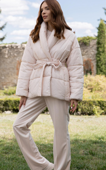 Пуховик 409W Cream Pink