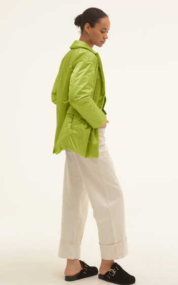 Пуховик 405S Lime