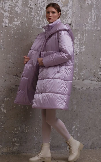 Пуховик 328W Pale Lilac