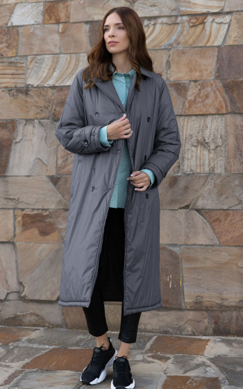 Пуховик 407S Grey Shark