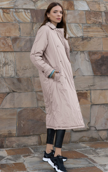 Пуховик 407S Cream Pink