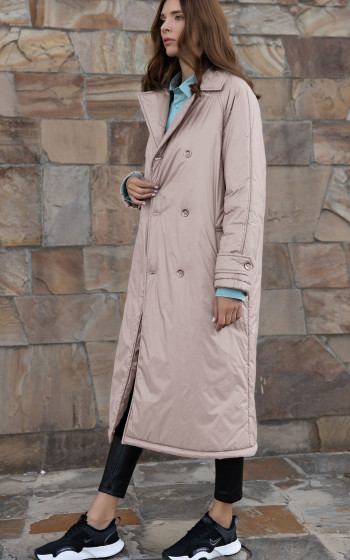 Пуховик 407S Cream Pink