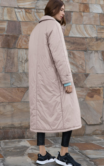 Пуховик 407S Cream Pink