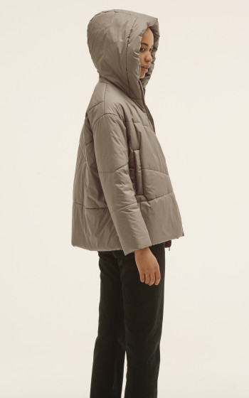 Пуховик 336S Beige