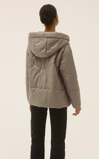 Пуховик 336S Beige