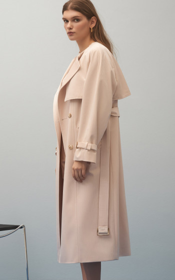 Плащ 6002Smv Cream Pink