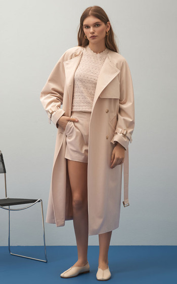 Плащ 6002Smv Cream Pink