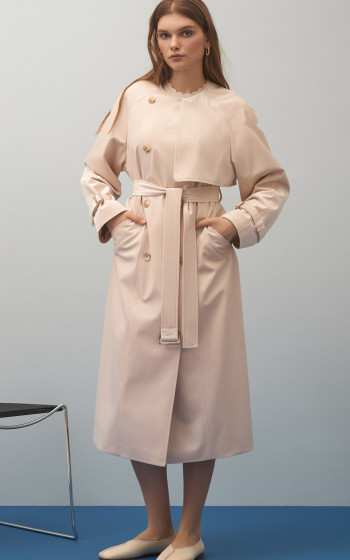Плащ 6002Smv Cream Pink