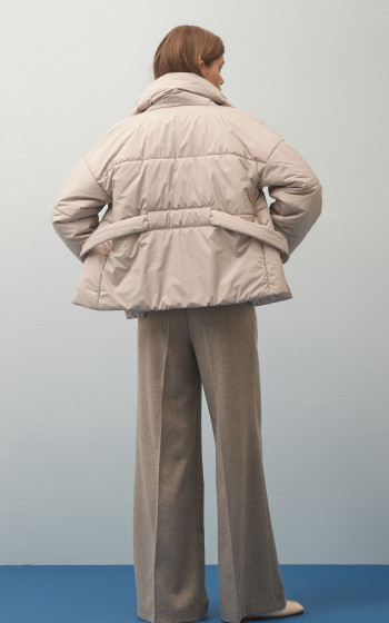 Пуховик 4011S Warm Grey
