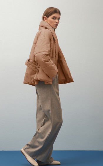 Пуховик 4011S Brown Camel