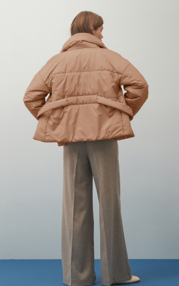 Пуховик 4011S Brown Camel