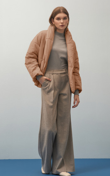 Пуховик 4011S Brown Camel