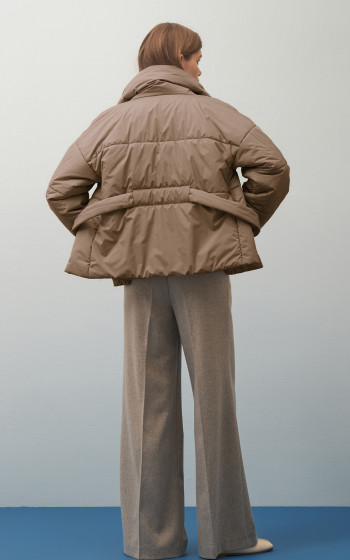 Пуховик 4011S Warm Taupe
