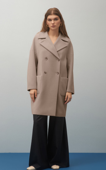 Пальто 9096Sf Warm Grey