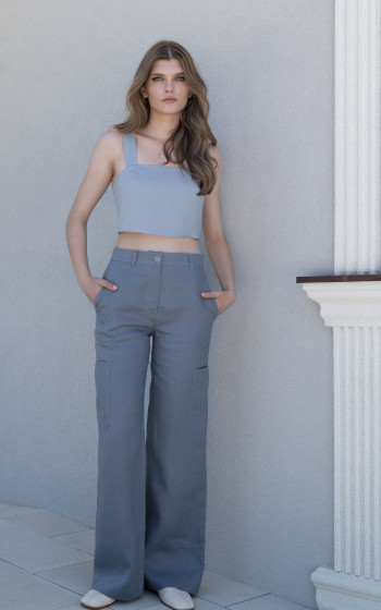 Брюки 1556Ln Grey