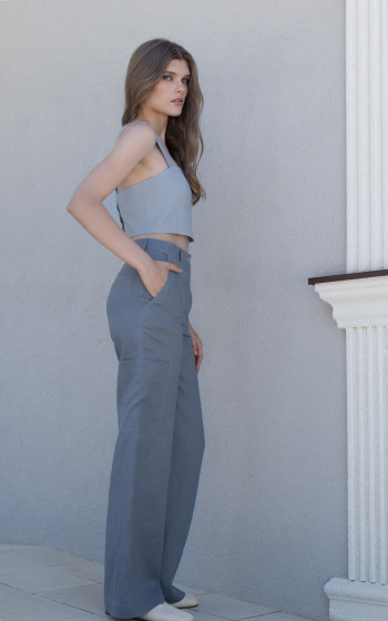 Брюки 1556Ln Grey