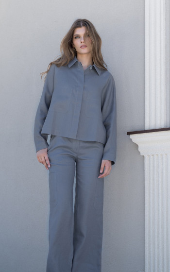 Жакет 1557Ln Grey