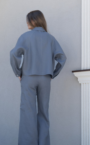 Жакет 1557Ln Grey