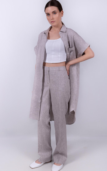 Брюки 1099Ln Grey Melange