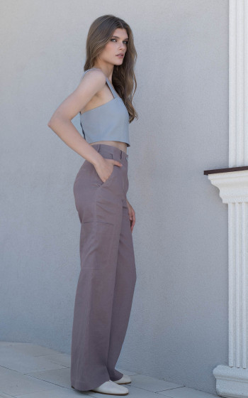 Брюки 1556Ln Brown