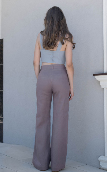 Брюки 1556Ln Brown